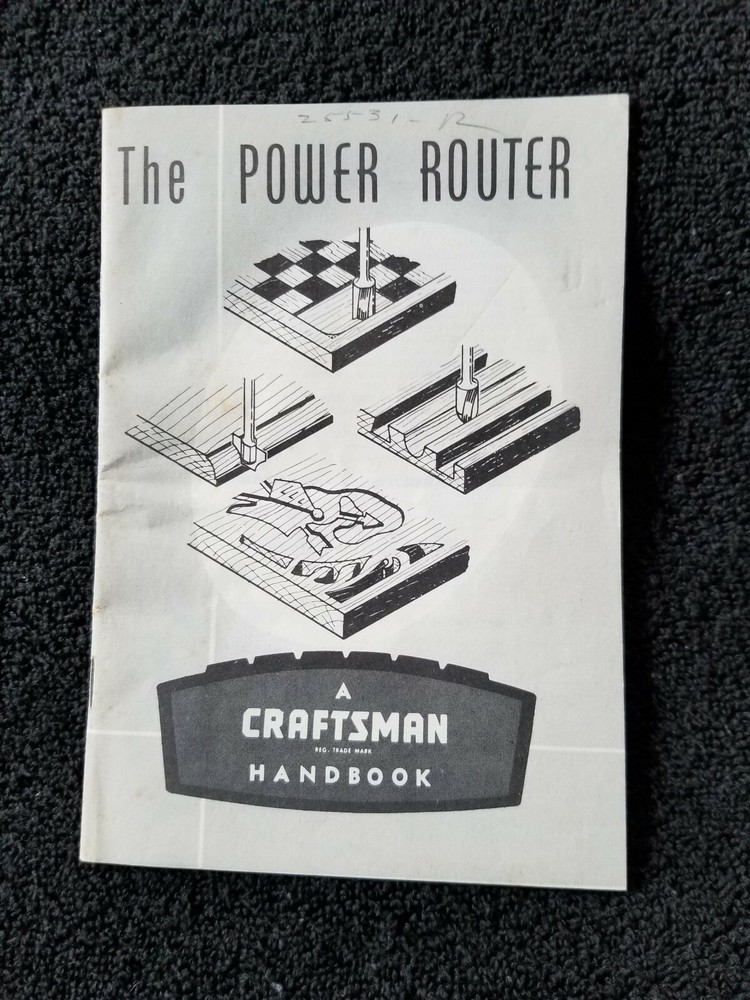 1966 Craftsman Power Router Handbook