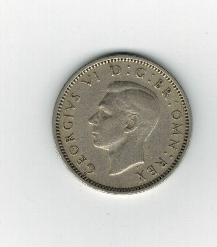 1951 British Six Pence