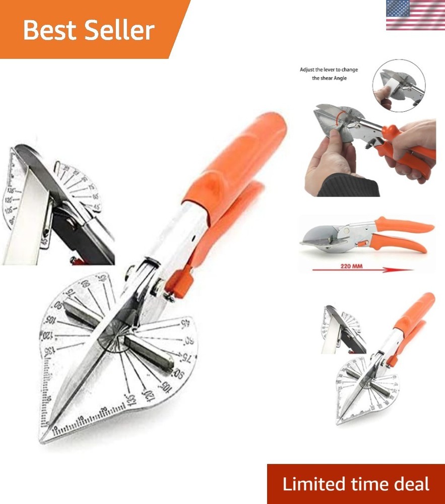Multi-Angle Miter Shear Cutter - 45-135° Adjustable Scissors for Precision Cuts