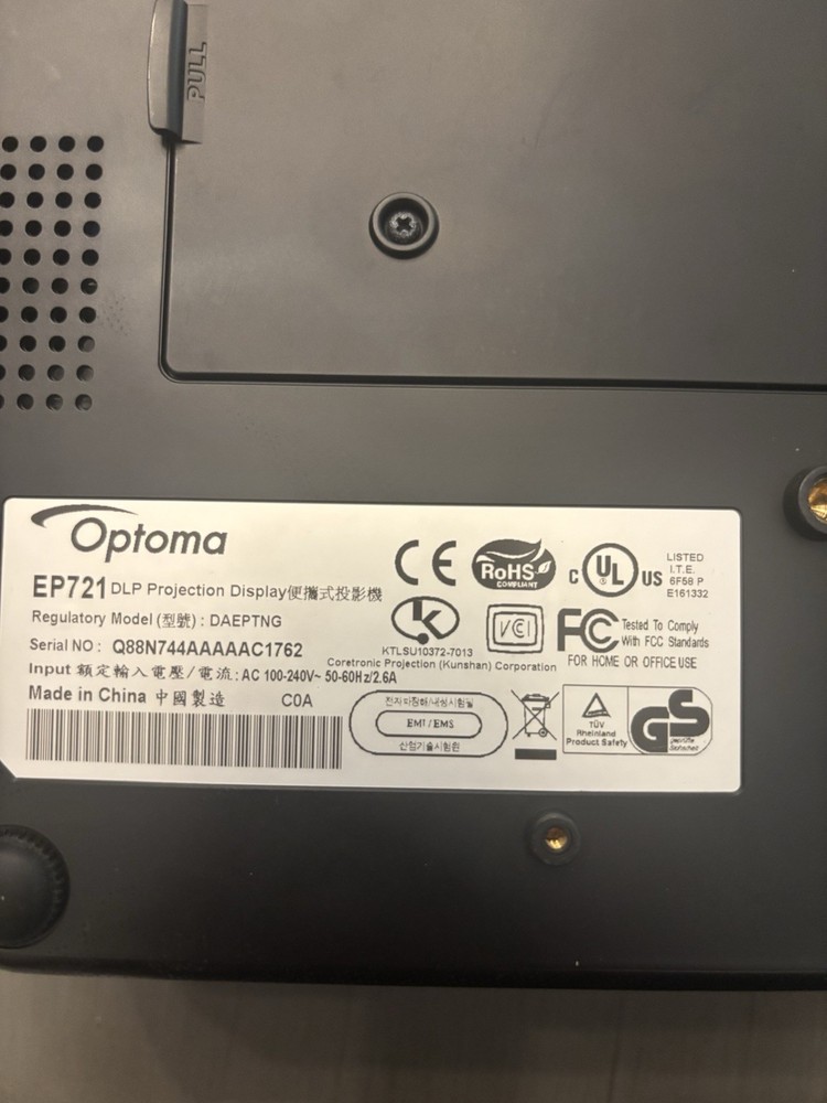Optoma EP721 DLP Projector