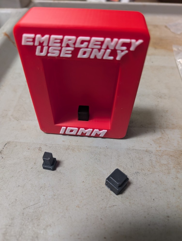 Emergency Use Only 10mm Socket Holder