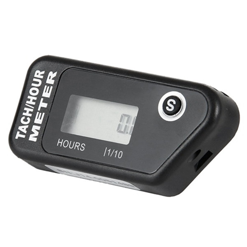 Motorcycle Speed Hour Meter Inductive LCD Digital Accumulative Hour Meter2450