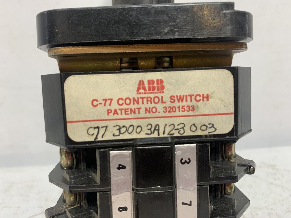 ABB C7730003A12-3003 Rotary Cam Control Switch