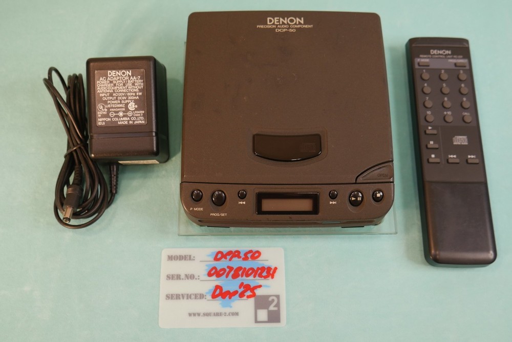 Denon DCP-50 Discman :: Completely Restored