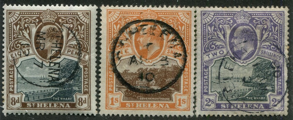 St. Helena #53-55 Used