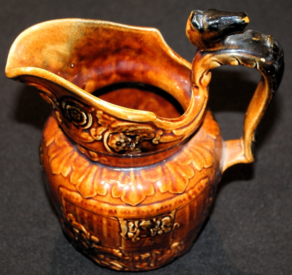 Aurther Wood England Horse Head Handled Pitcher