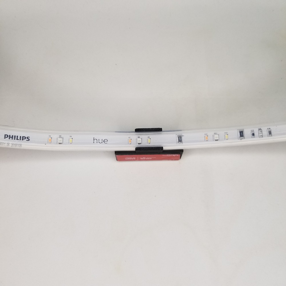 Side Mount Clips for Philips Hue Bluetooth Lightstrip with 3M Tape