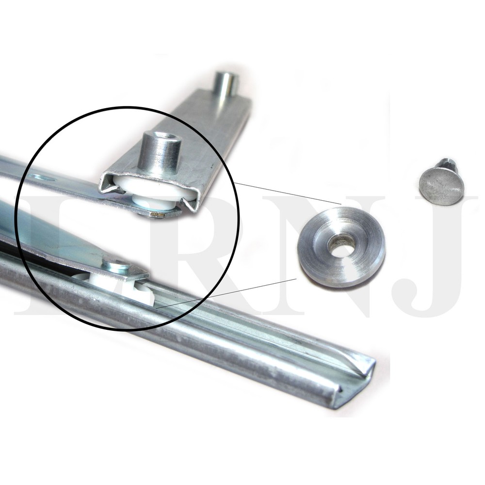 LAND ROVER DISCOVERY 1 & 2 FRONT / REAR WINDOW REGULATOR ROLLER REPAIR KIT SET 2