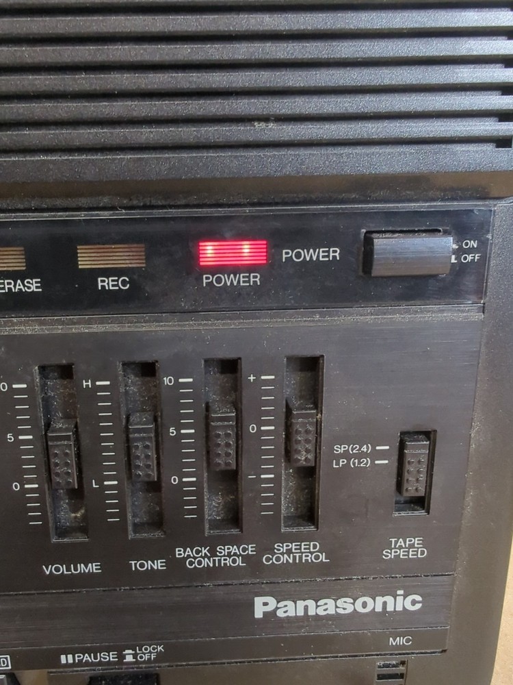 Panasonic RR-930 Desktop Cassette Transcriber / Recorder POWER TESTED ER01