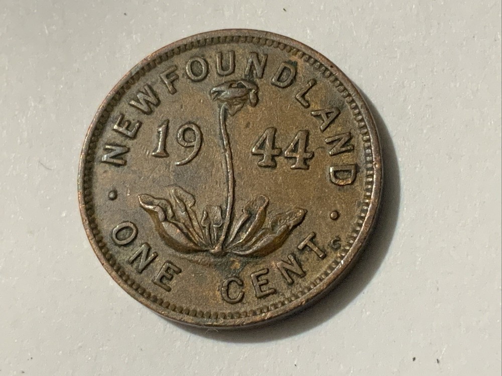 1940 Newfoundland Small Cent 5 Coins