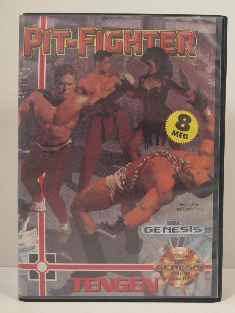 Pit-Fighter Case (SEGA Genesis) Authentic BOX ONLY
