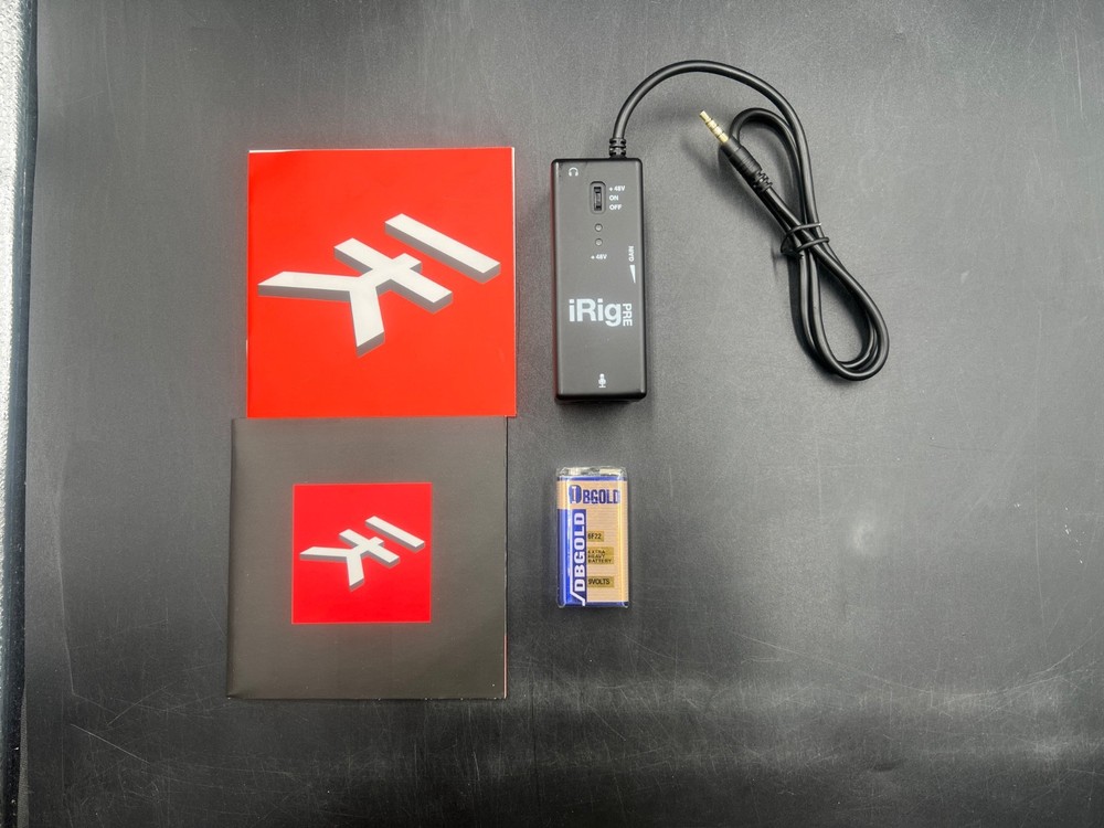 IK Multimedia iRig Pre Microphone Interface (For iPhone, iPod Touch, iPad)