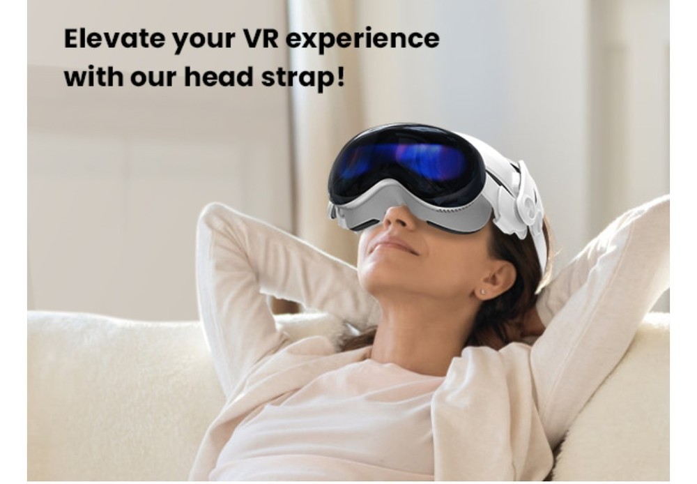Apple Vision Pro Headset VR Head Strap Replacement, Soft Cushion, Lightweight...