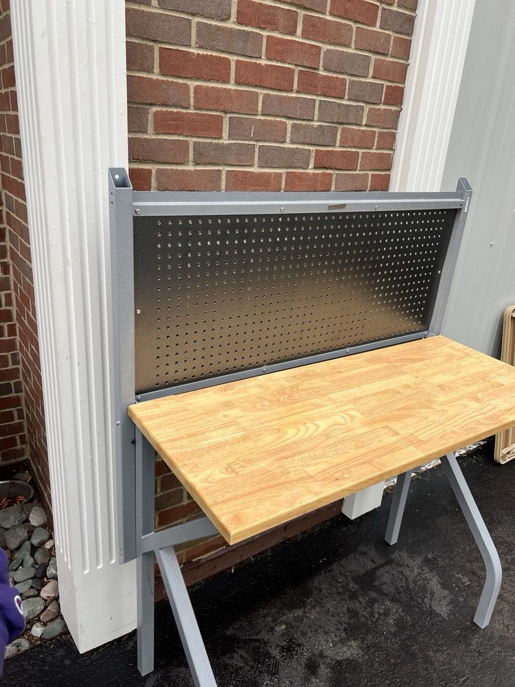 folding work bench table 46”x19” tabletop see details