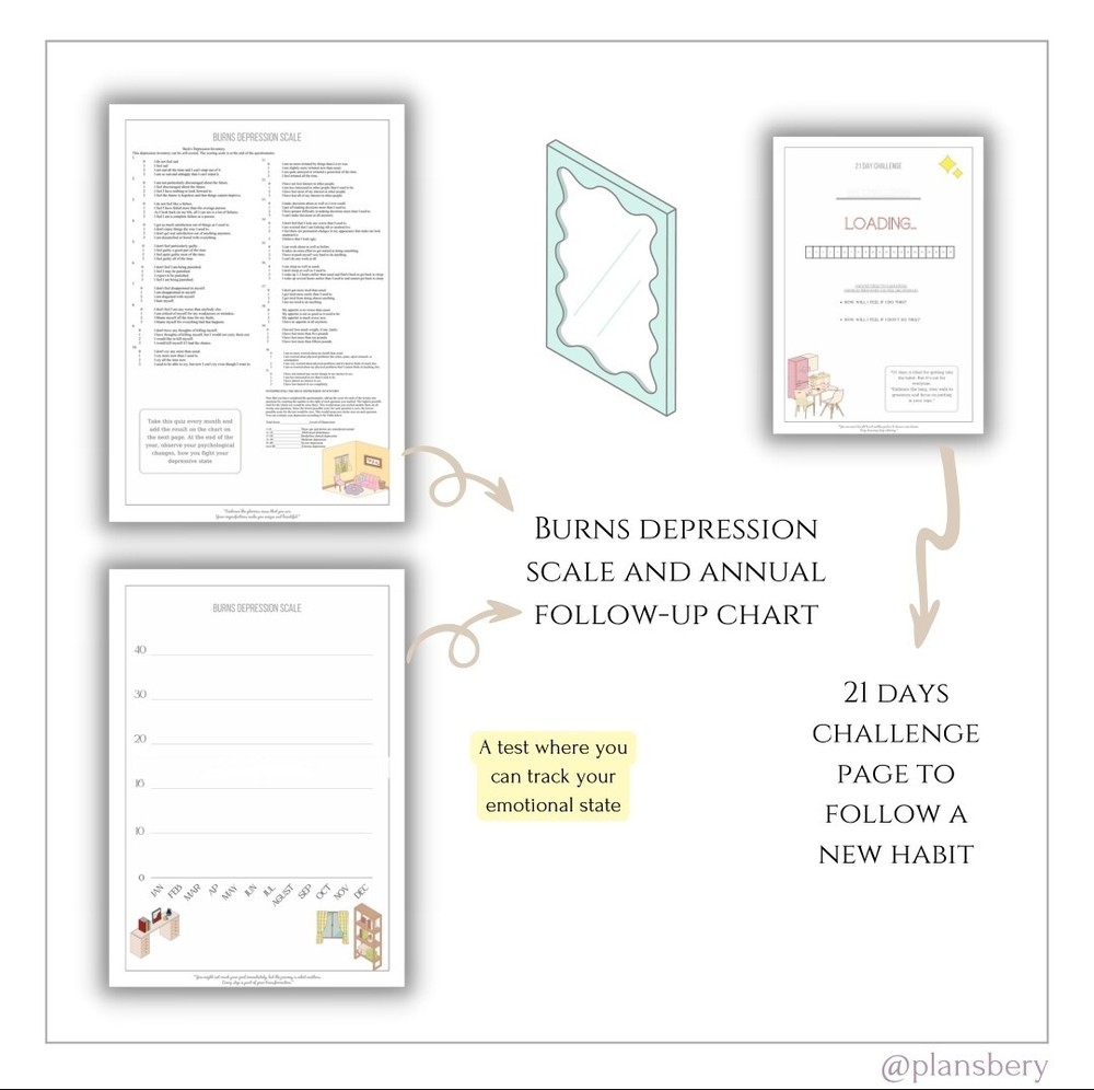 Mental Health Planner Set