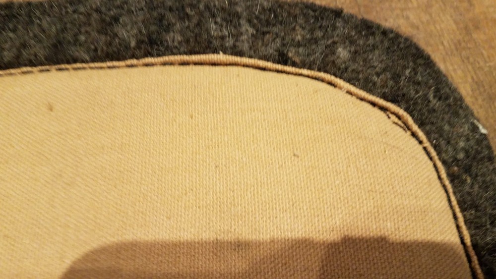 Canvas Work Western Saddle Pad, Wool Felt bottom