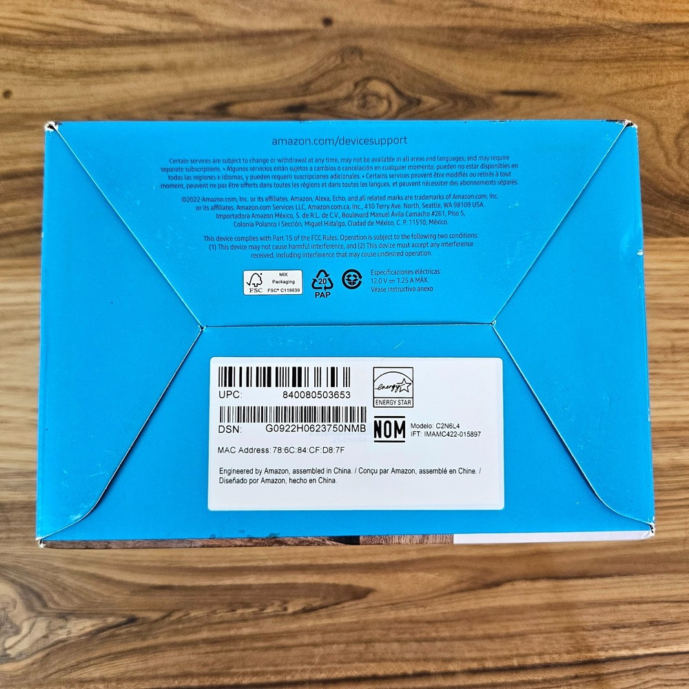Amazon Echo Dot (5th Gen) C2N6L4 Smart Speaker New Open Box