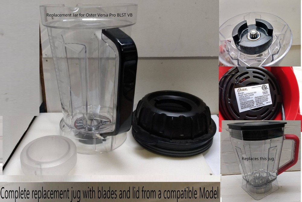 Replacement Jar for Oster Versa Pro BLST VB Blender 70oz 2000ml