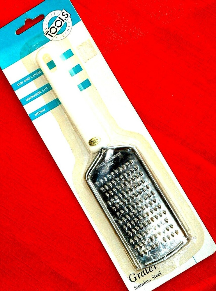Quality Kitchen Tools Medium Hand Grater Stainless Steel Nylon Handle