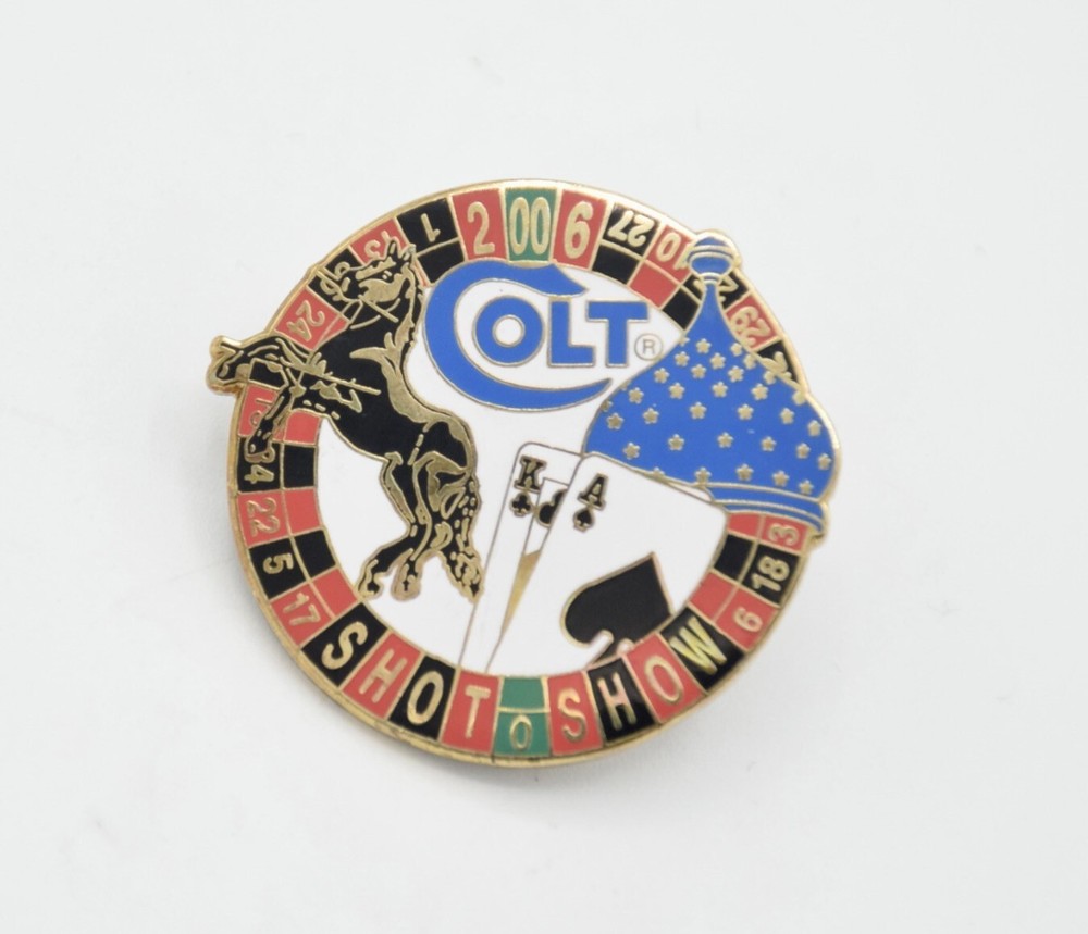 COLT 2006 SHOT SHOW EXCLUSIVE HAT PIN/LAPEL PIN COMMANDER COBRA DEFENDER PYTHON