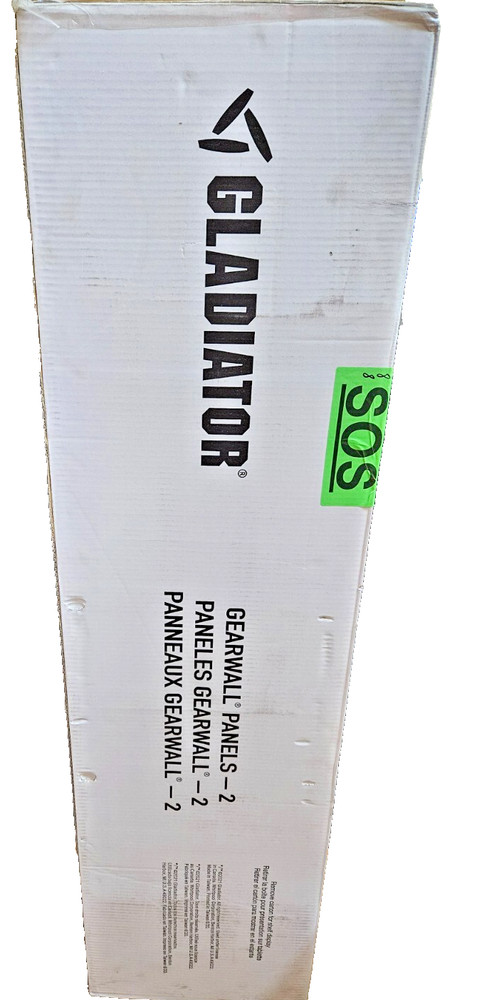 Gladiator GearWall 2 -Piece 48-in Smoke Composite Multipurpose Wall panel