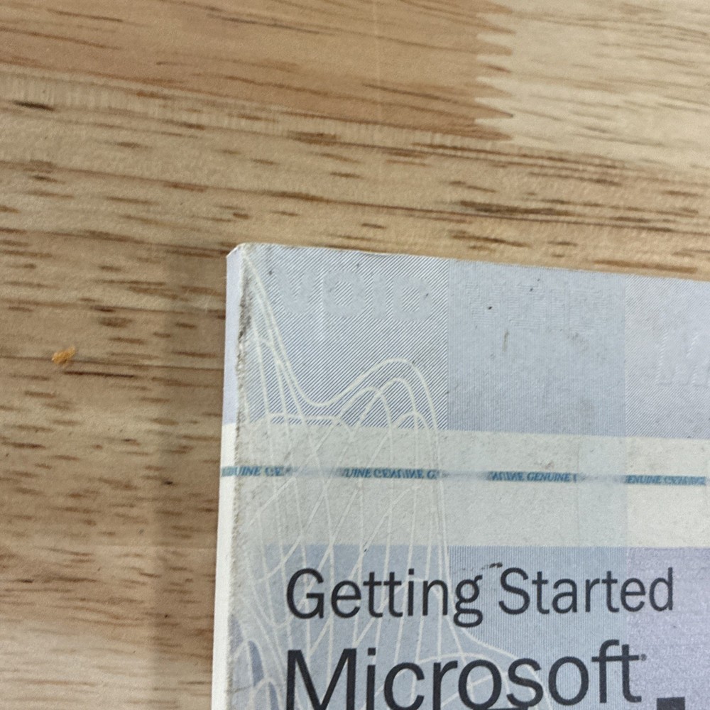 Getting Started Microsoft Windows 98 Manual & Product Key