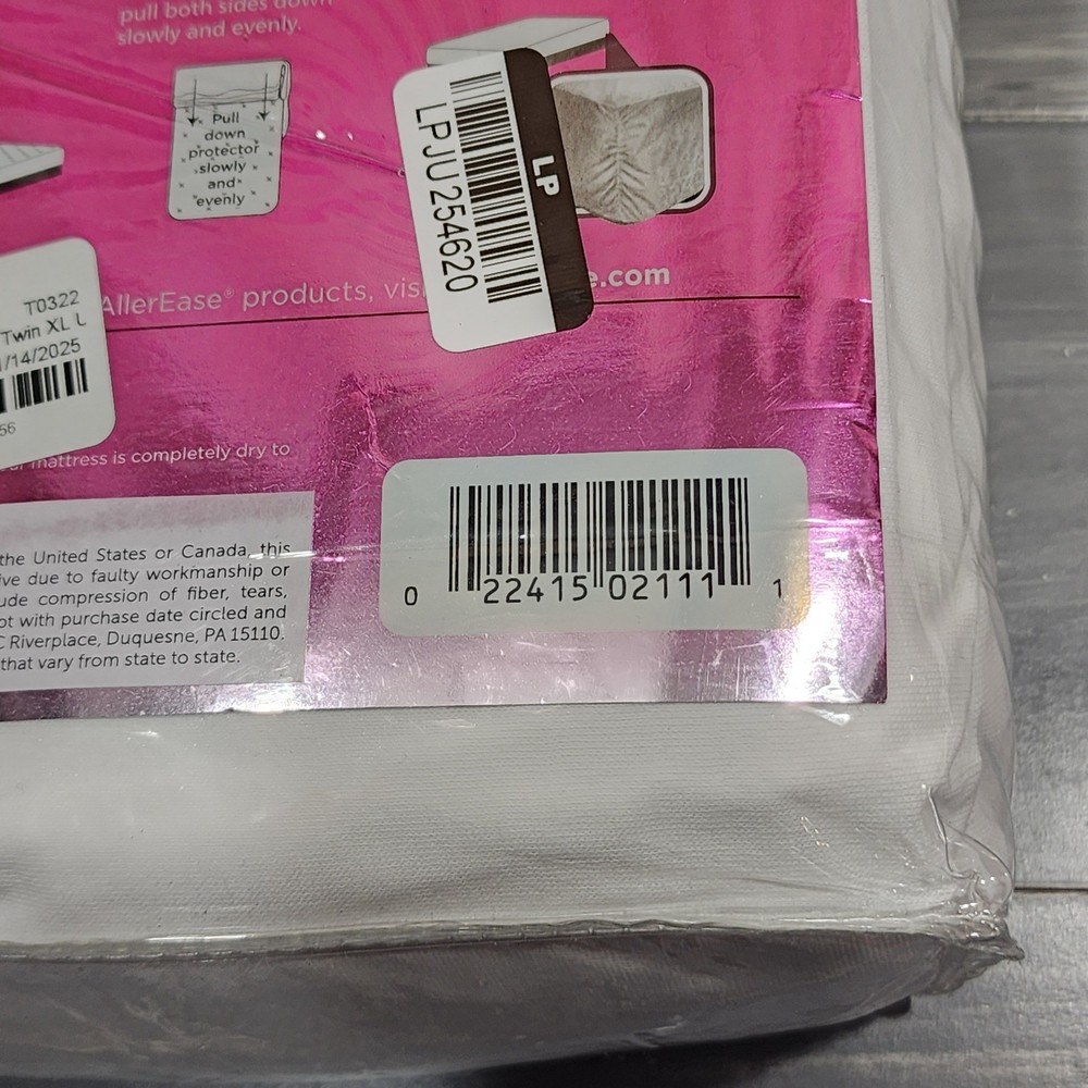 Allerease Purely Clean Pro Twin XL Zippered Mattress Protector Ultimate Cotton