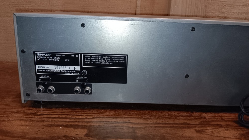 Vintage SHARP Cassette Deck RT-30