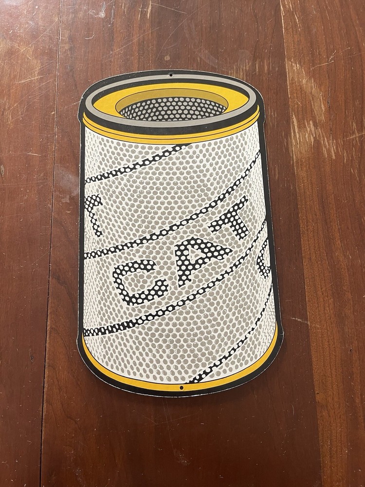 Cat Cardboard Advertising Sign Double Sided