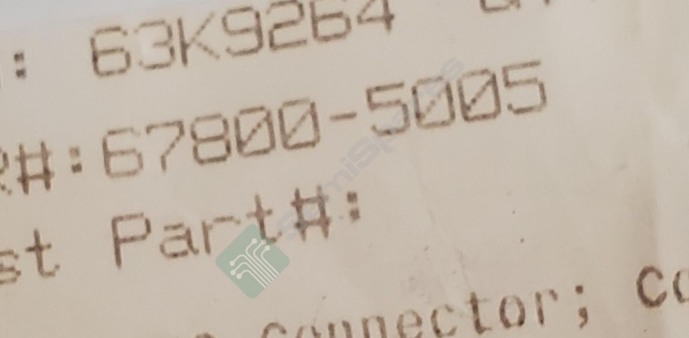 MOLEX 67800-5005 CONN SATA HEADER 7POS SLD SMD