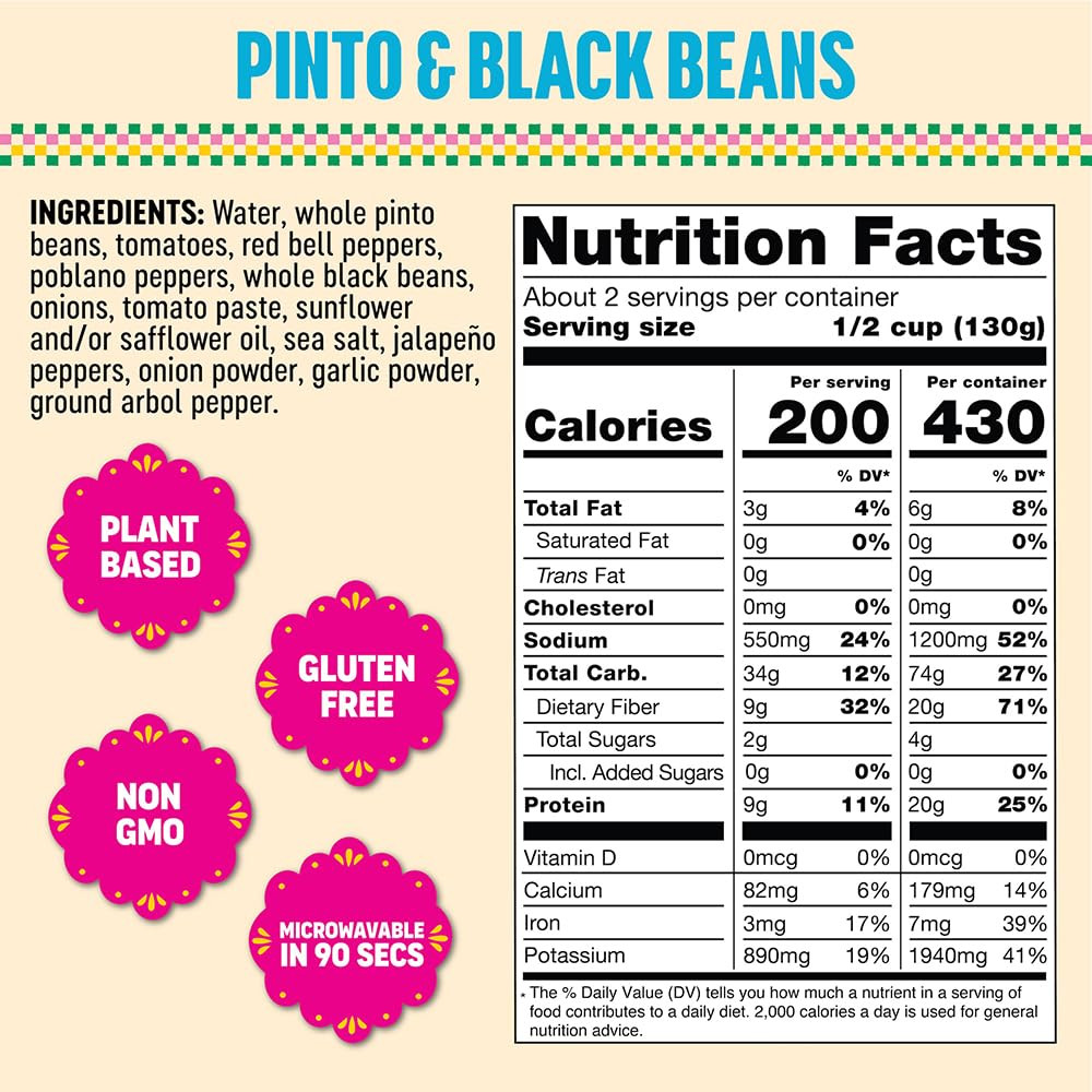 , Beans Black Pinto, 10 Ounce