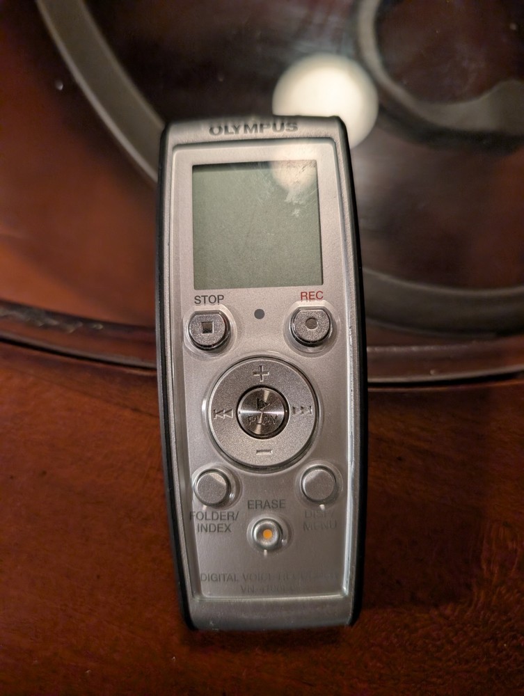 Olympus VN-4100 PC Mini Digital Voice Recorder Tested working 10