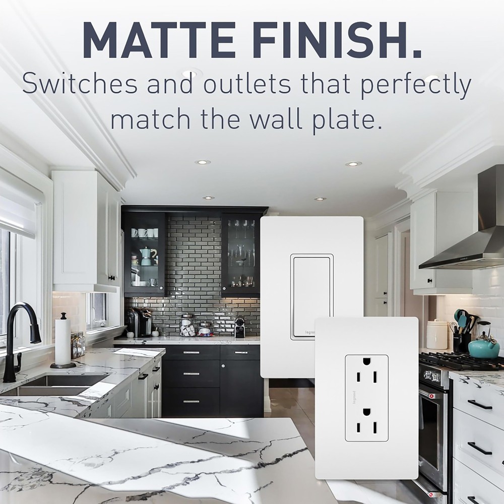 Pass Seymour White 15 Amp Electrical Outlet Home Improvement Wall Socket