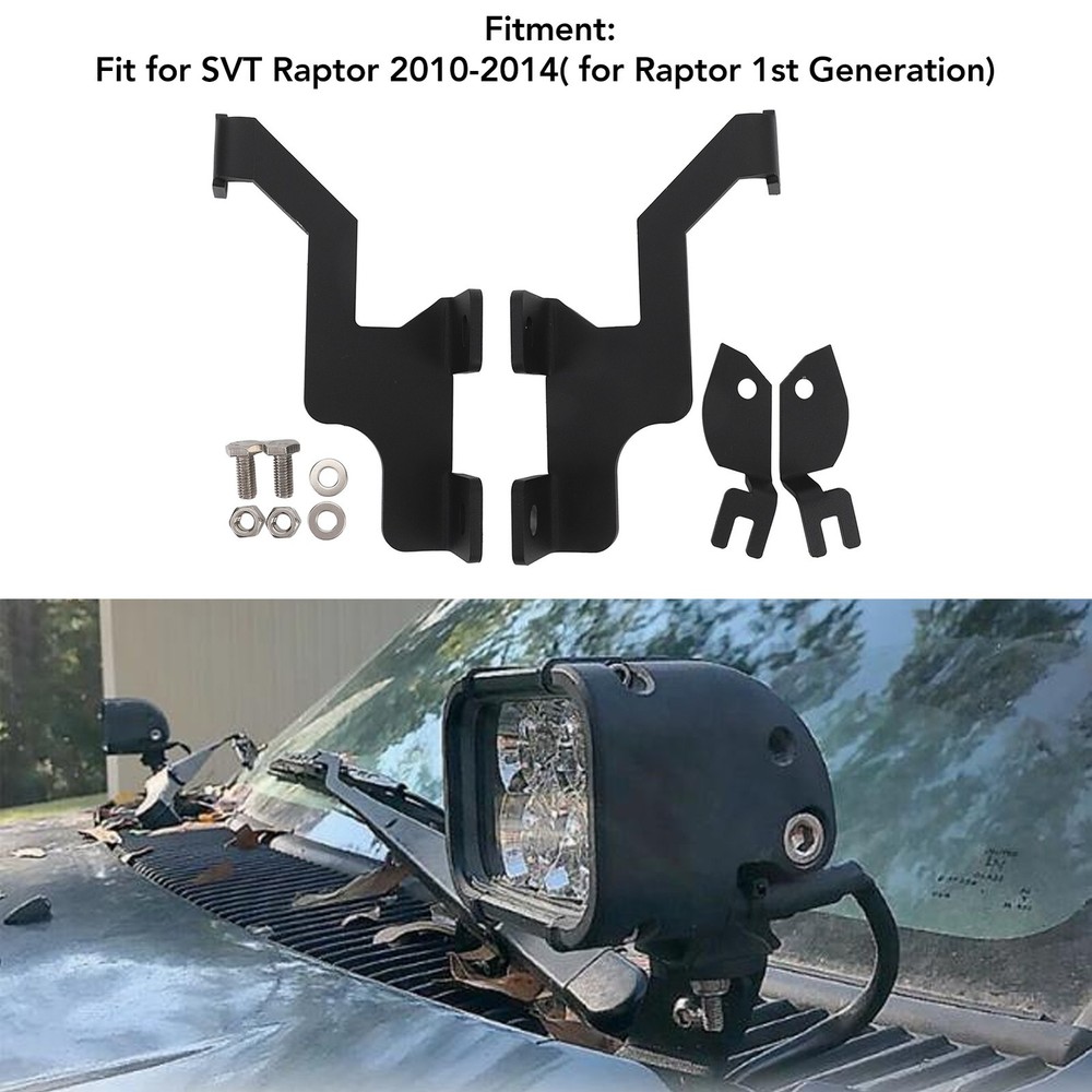 Left Right Pillar Light Mount Bracket Antioxidation Steel Work Light Mounti