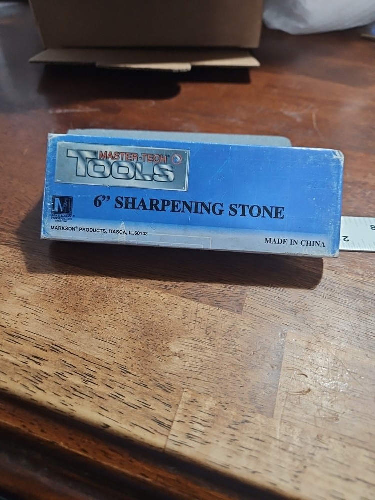 Master Tech Knife 2 Sided Sharpening Whetstone Course And Fine Grit 6"x2x1