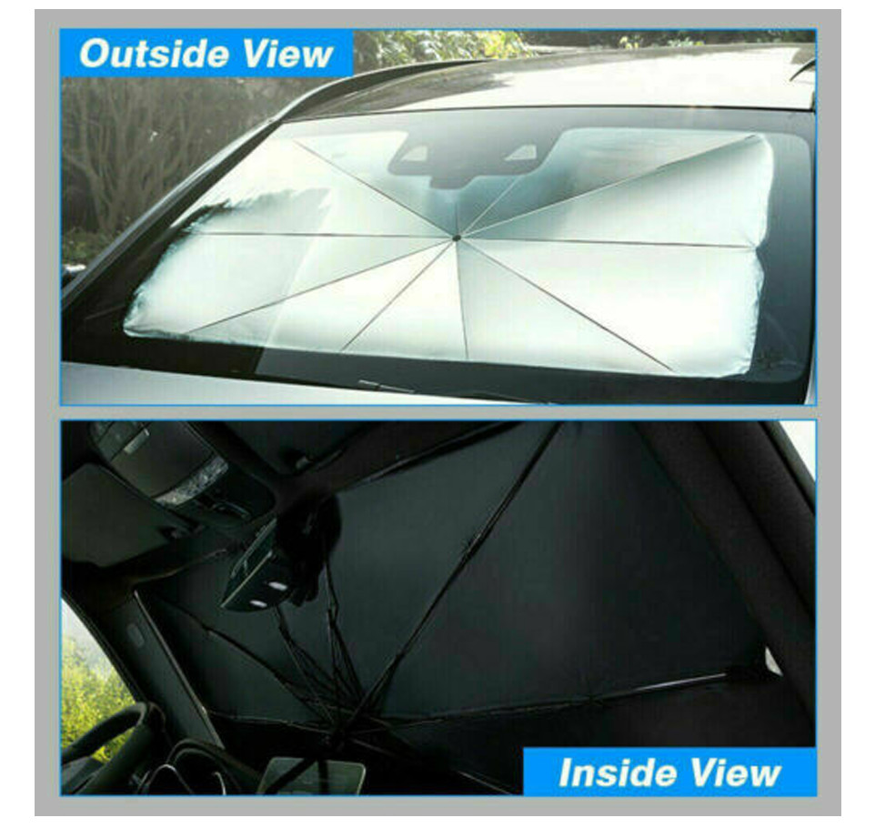 Car SUV Windshield Sunshade Front Window Cover Visor Sun Shade-Umbrella Foldable