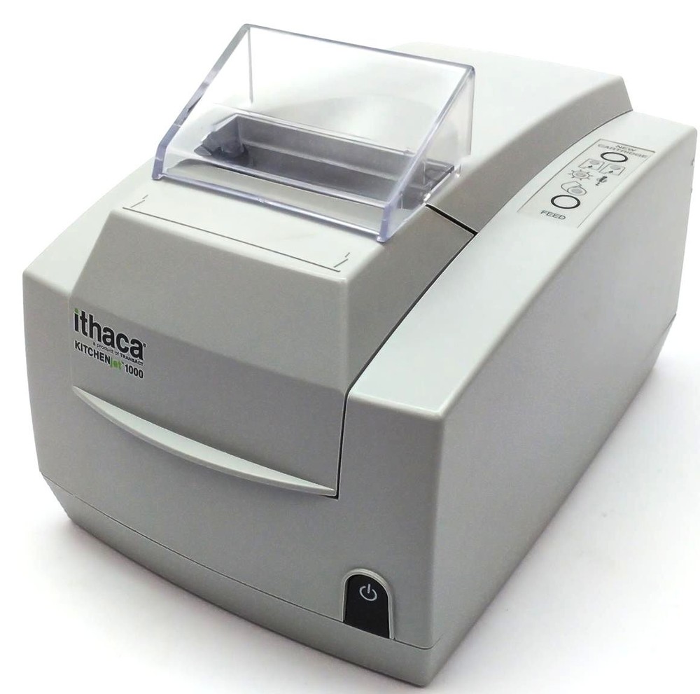 Ithaca KITCHENjet 1000 Inkjet Receipt Printer Autocutter ITH-KJ1-ETH-2-BE