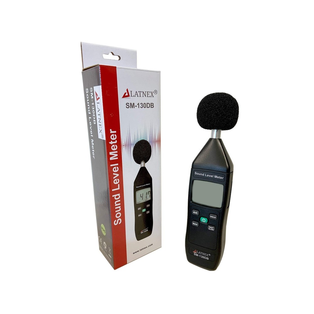 SM-130DB Digital Decibel Meter Reader and Sound Level Meter Type 2 with Calib...