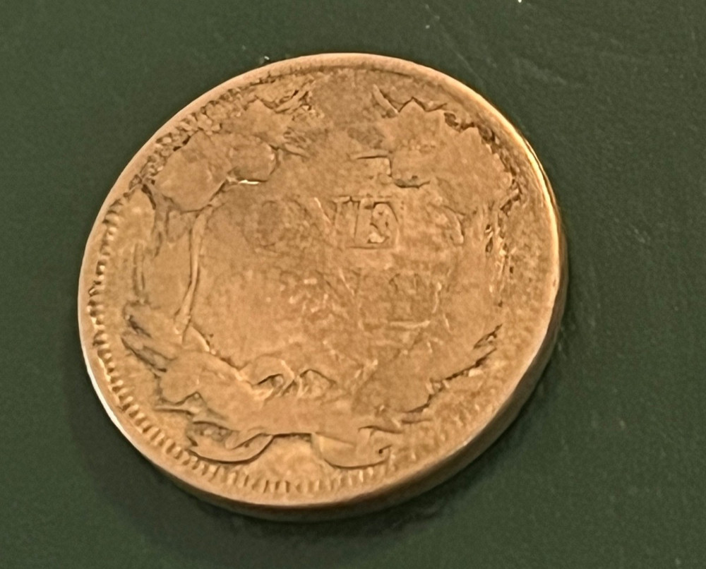 1858 LL Flying Eagle cent Fine , nice coin !