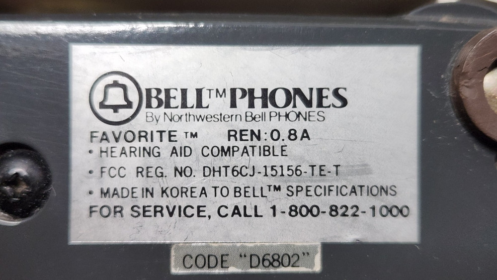 Vintage White Bell Phones