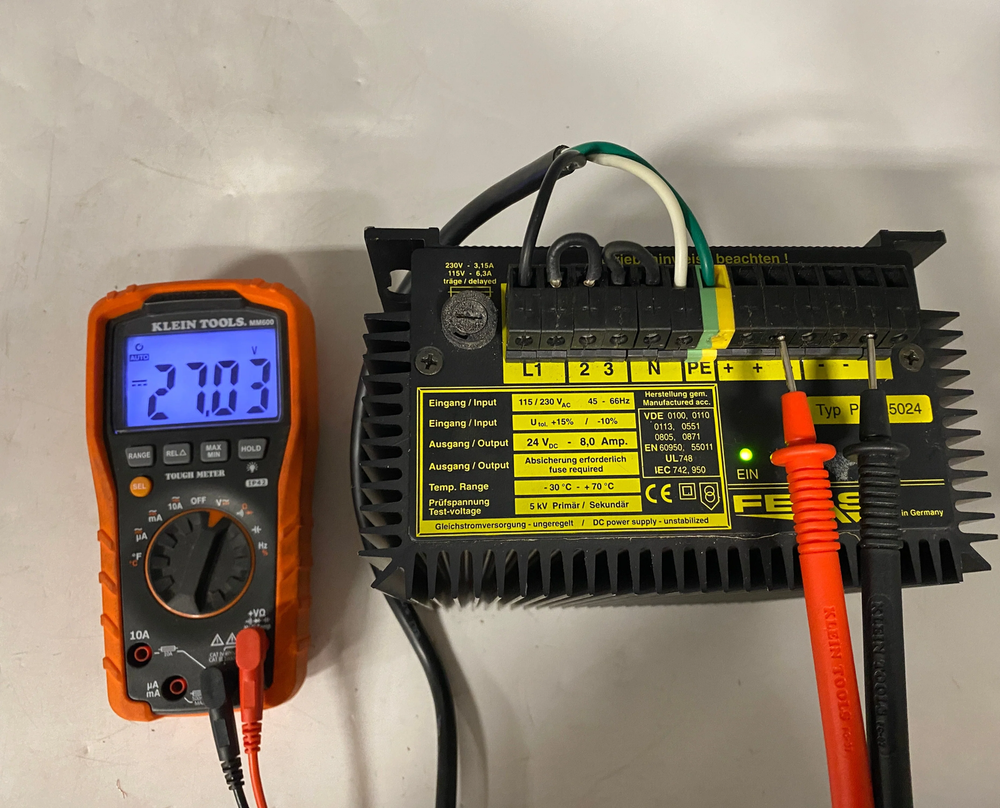 FEAS PSU25024 Unregulated DC Power Supply (Used)
