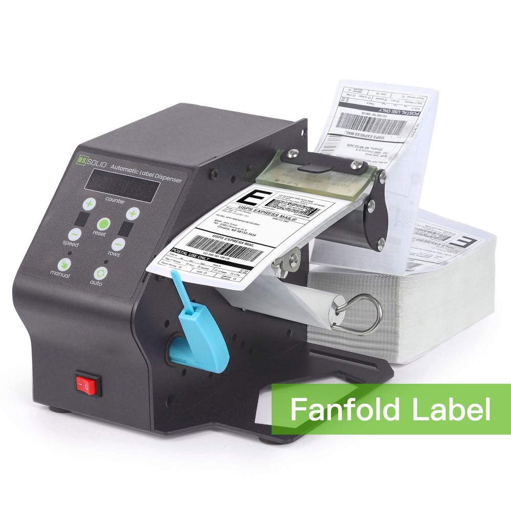 U.S. Solid Automatic Label Dispenser Counter 3.15 in Width