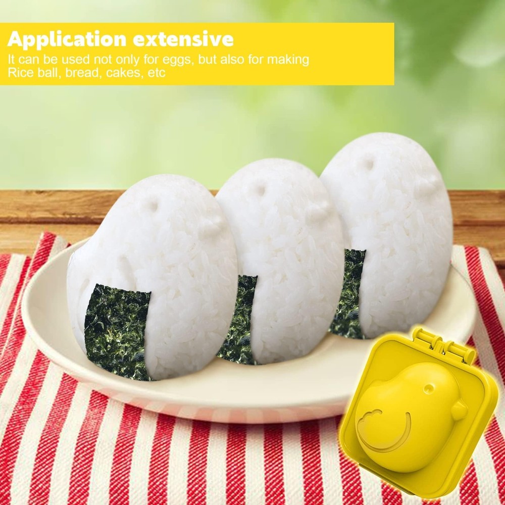 Fun Whimsical Reusable Safe Soft Easy-To-Clean Practical Chicken-shaped Egg Mold