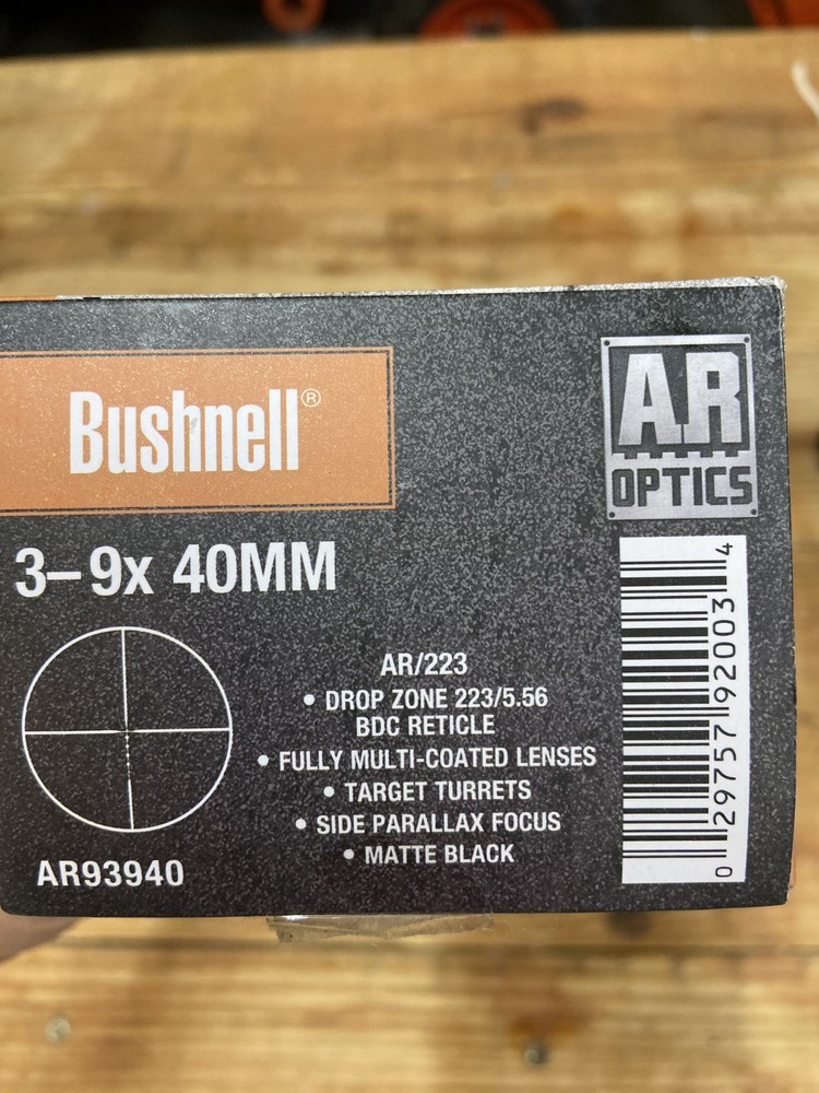 Bushnell AR/223 3X9 rifle scope