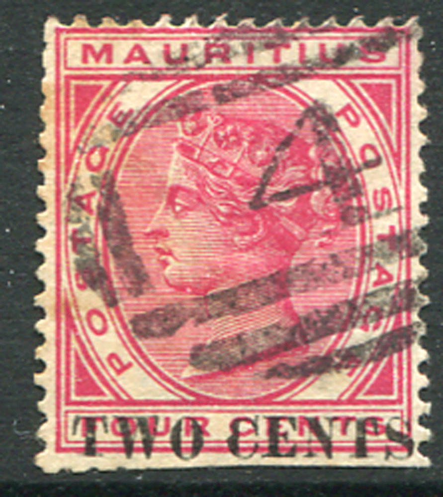MAURITIUS: (21033) “4” numeral used PAMPLEMOUSSES postmark/cancel