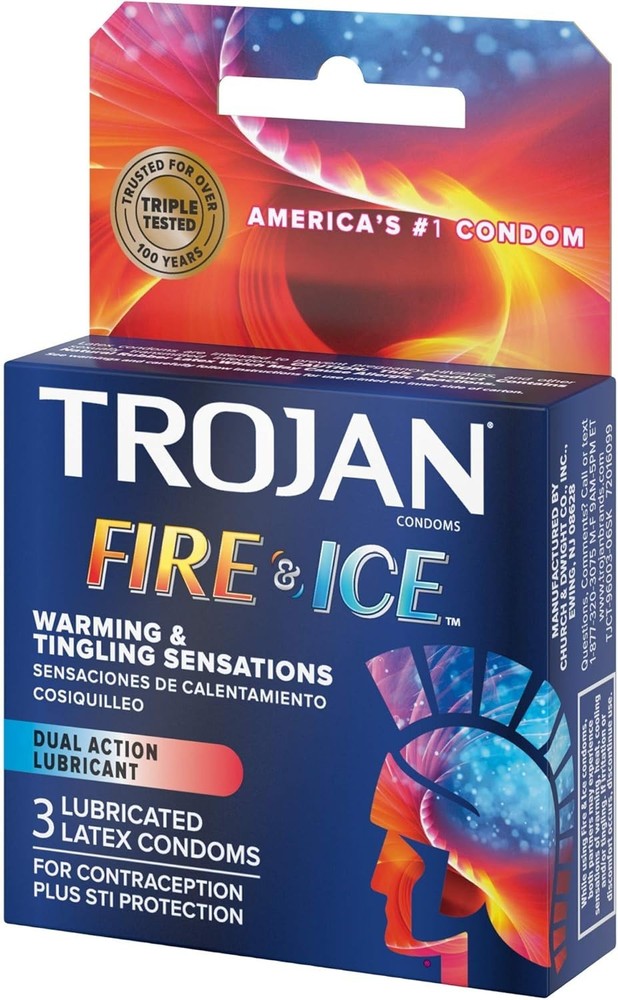 Fire & Ice Condoms 3 Pack