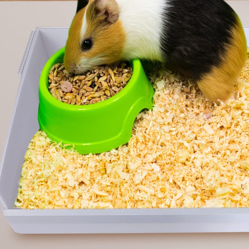 2 Pack 26" x 13.5" Corrugated Plastic Cage Liners Base 1 x 2 Panel Size Guine...