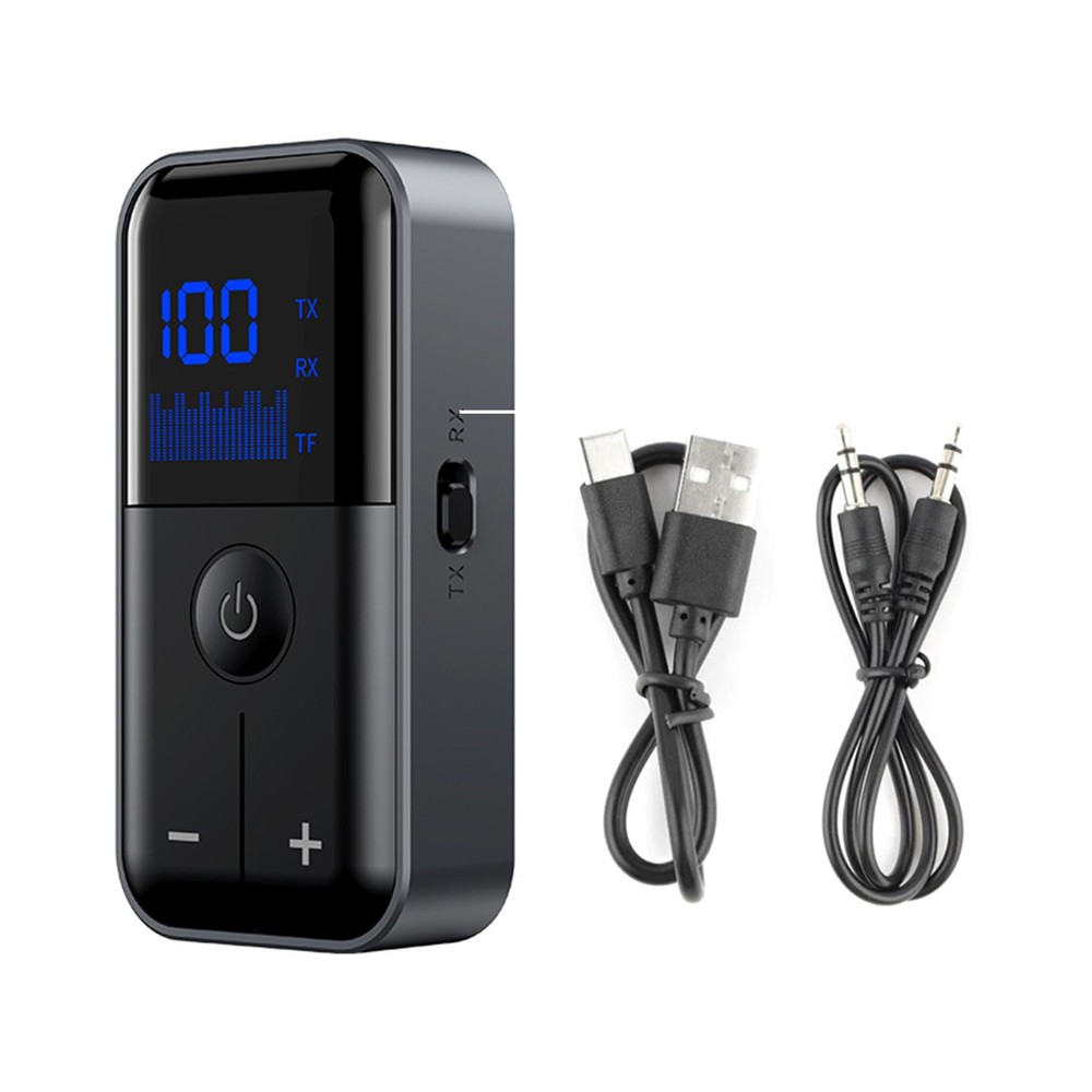Bluetooth 5.4 Transmitter and Receiver for Car Stereo Speaker 3.5mm Aux System