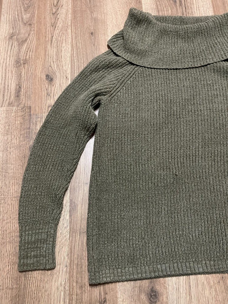 Christopher & Banks Sweater, Women's Size Medium, Green, Turtleneck, Pullover