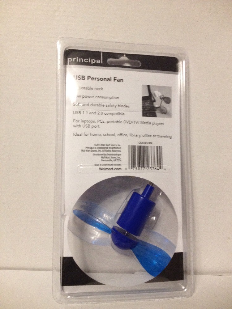 Usb Personal Fan Blue Color